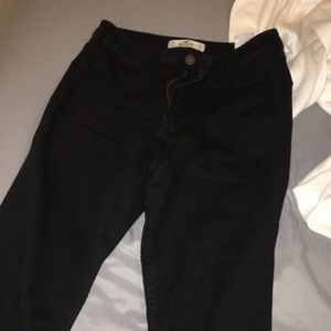 Hollister Black Skinny Jeans Size 7R